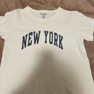Pacsun White New York shirt